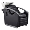 Beauty Salon Electrical Massage Backwash Unit with Adjustable Basin & Seat- Bella Titanium Black - DIR Store