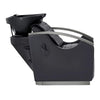 Beauty Salon Electrical Massage Backwash Unit with Adjustable Basin & Seat- Bella Titanium Black - DIR Store