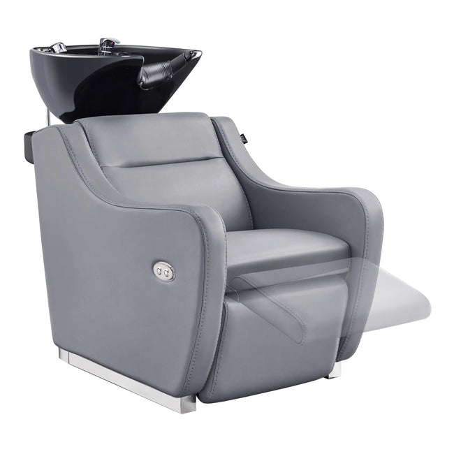 Salon Backwash Unit / Chair with Adjustable Basin & Adjustable Legrest extension - Callisto - DIR Store