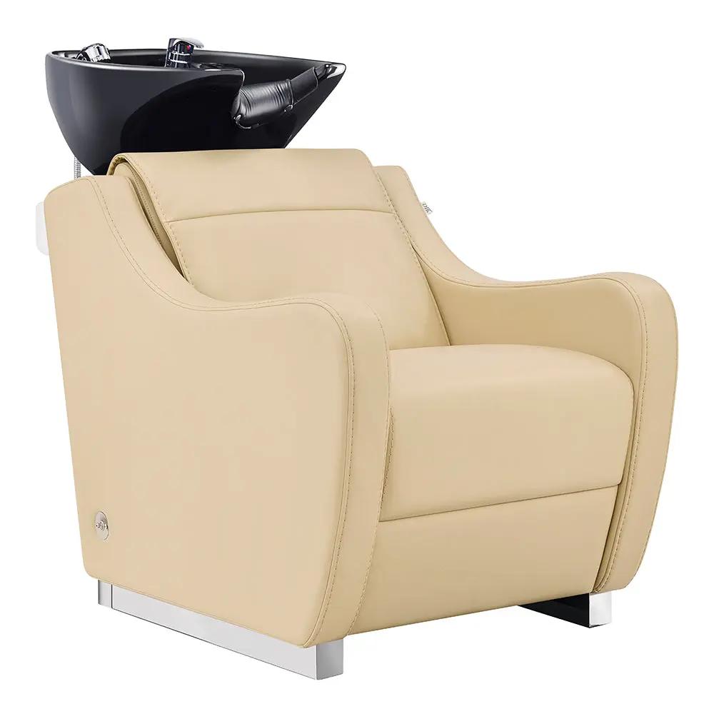 Beauty Salon Electric Massage Backwash Unit Chair with Adjustable Basin - Leona - DIR Store