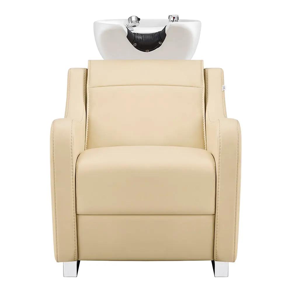 Beauty Salon Electric Massage Backwash Unit Chair with Adjustable Basin - Leona - DIR Store