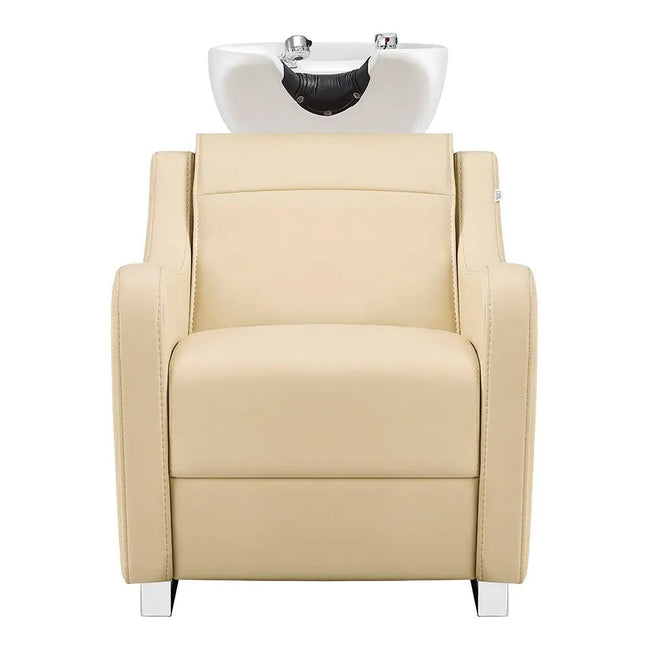 Beauty Salon Electric Massage Backwash Unit Chair with Adjustable Basin - Leona - DIR Store