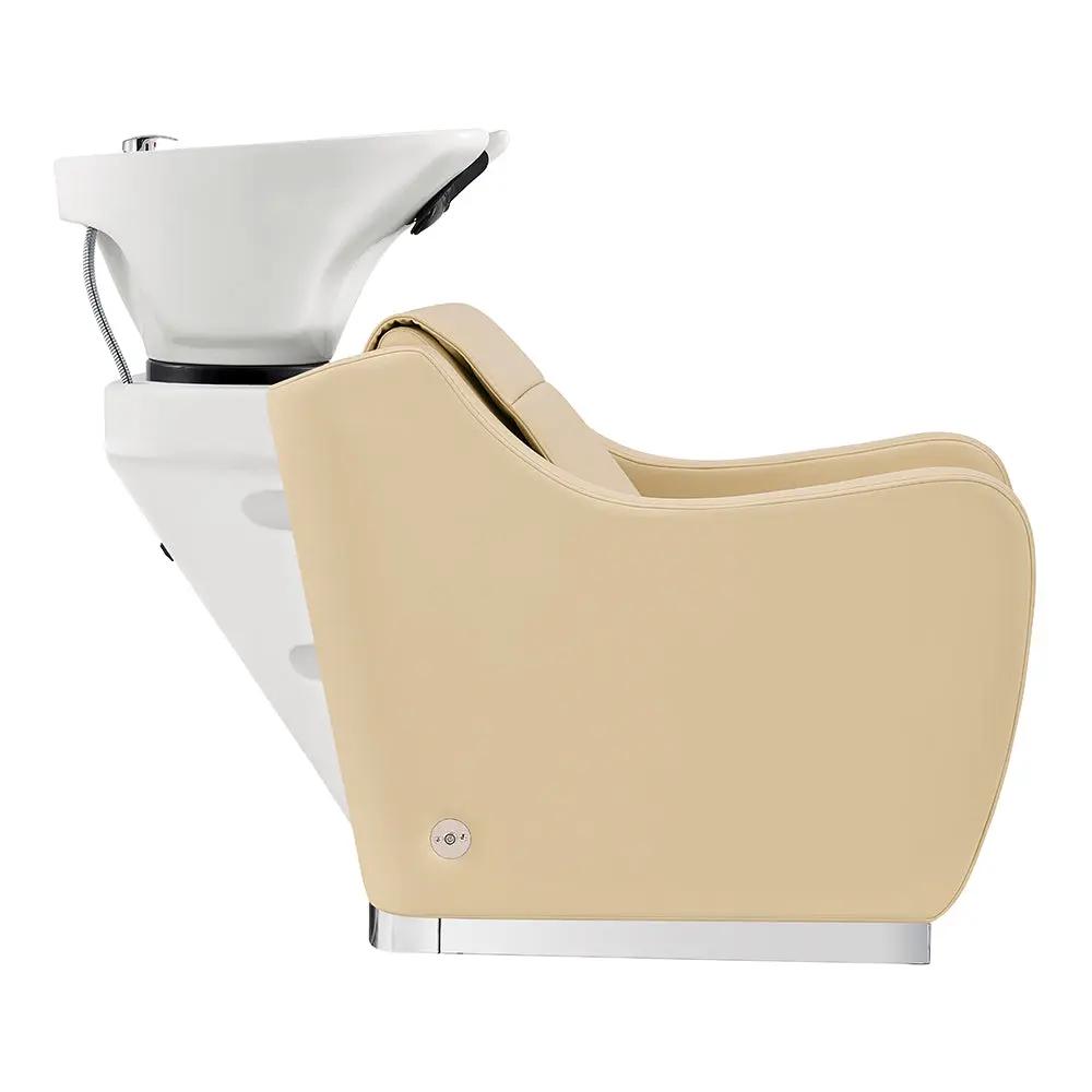 Beauty Salon Electric Massage Backwash Unit Chair with Adjustable Basin - Leona - DIR Store