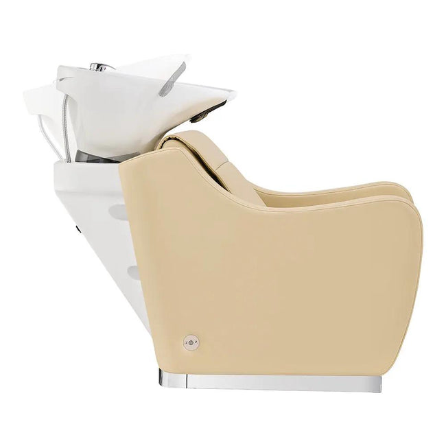 Beauty Salon Electric Massage Backwash Unit Chair with Adjustable Basin - Leona - DIR Store