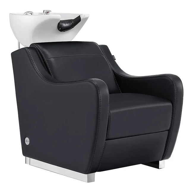 Beauty Salon Electric Massage Backwash Unit Chair with Adjustable Basin - Leona - DIR Store