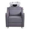 Beauty Salon Electric Massage Backwash Unit Chair with Adjustable Basin - Leona - DIR Store