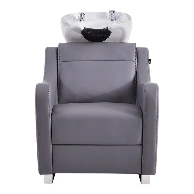 Beauty Salon Electric Massage Backwash Unit Chair with Adjustable Basin - Leona - DIR Store