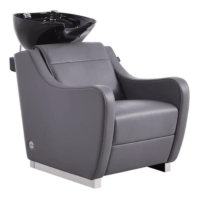 Beauty Salon Electric Massage Backwash Unit Chair with Adjustable Basin - Leona - DIR Store