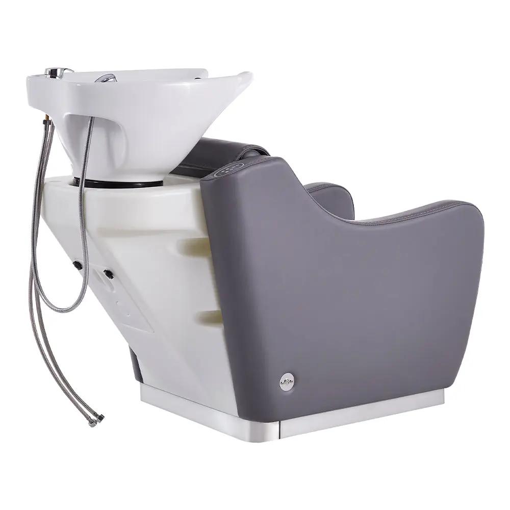 Beauty Salon Electric Massage Backwash Unit Chair with Adjustable Basin - Leona - DIR Store