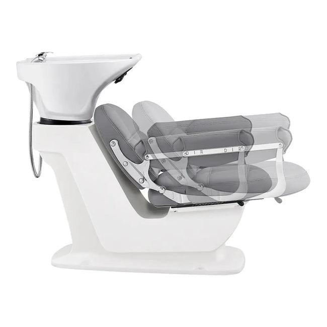 Beauty Salon Backwash Unit with Adjustable Basin & Seat - Mochilagon - DIR Store