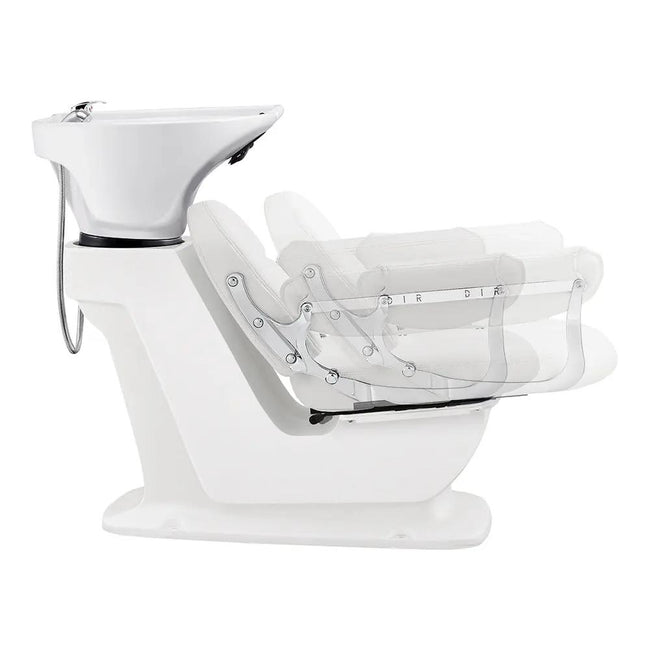 Beauty Salon Backwash Unit with Adjustable Basin & Seat - Mochilagon - DIR Store
