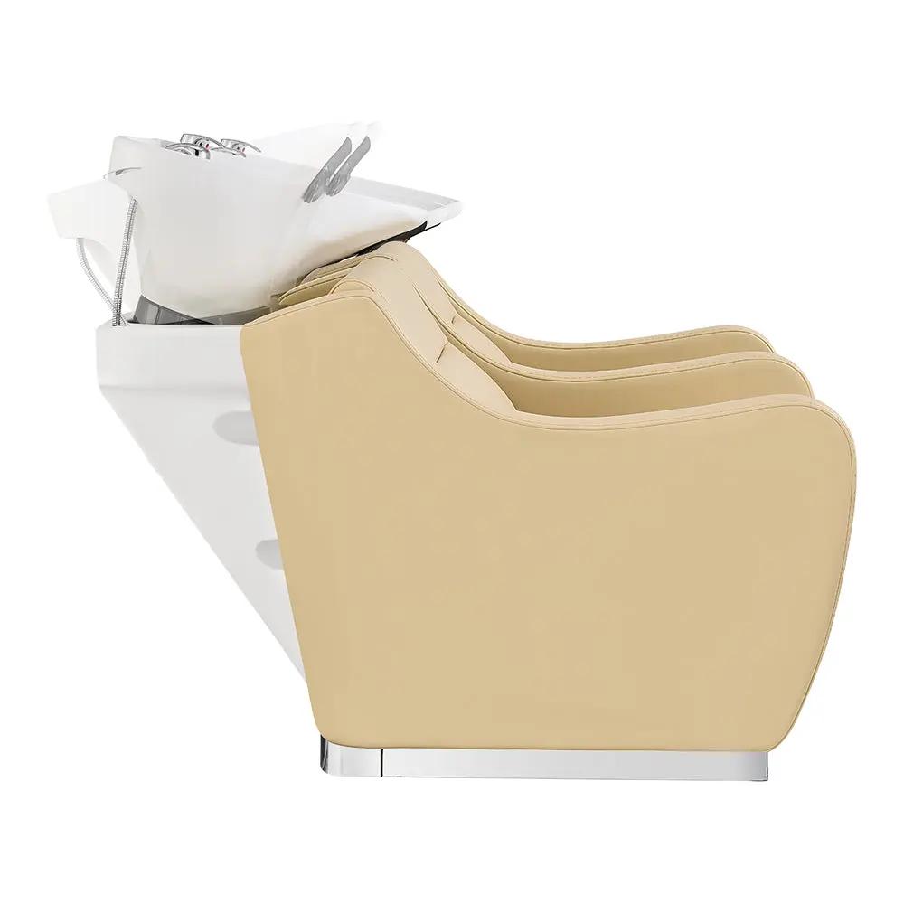 Salon Double Seats Backwash Units with Adjustable Basins - Majestic - DIR Store