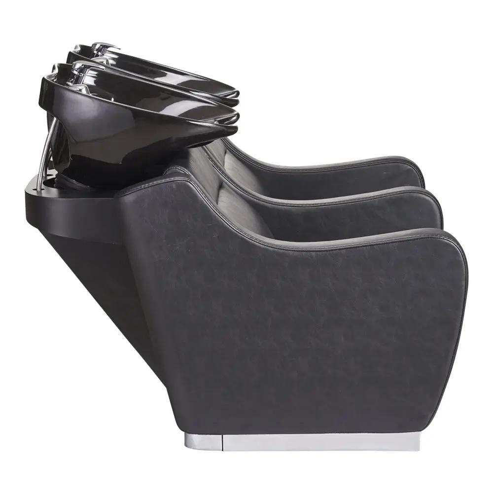 Salon Double Seats Backwash Units with Adjustable Basins - Majestic - DIR Store