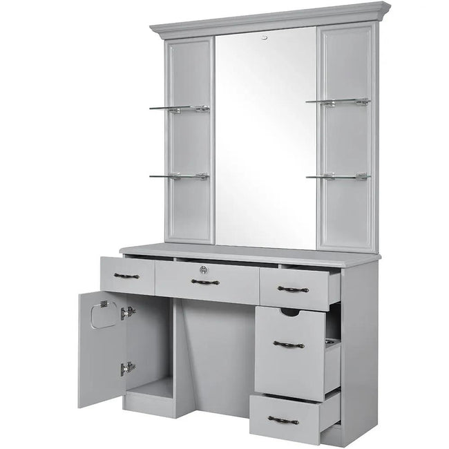 Barber Station with Barber Mirror - Champion II Barber Unit - DIR Store