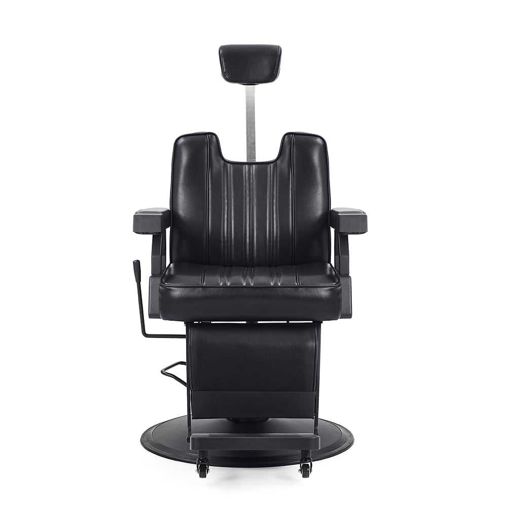 DIR Barber Chair Apex 2226 – Modern Black Hydraulic Barber Chair