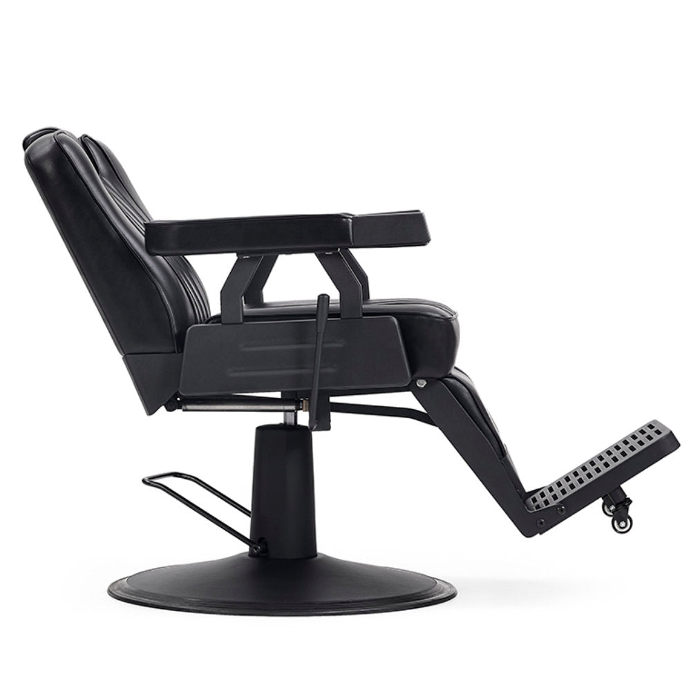 DIR Barber Chair Apex 2226 – Modern Black Hydraulic Barber Chair