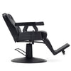 DIR Barber Chair Apex 2226 – Modern Black Hydraulic Barber Chair