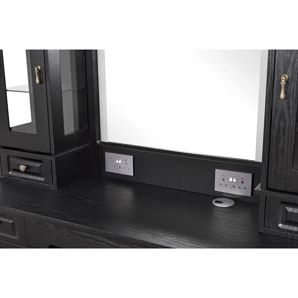 Barber Station with LED Barber Mirror - Britainnica III Barber Unit - DIR Store