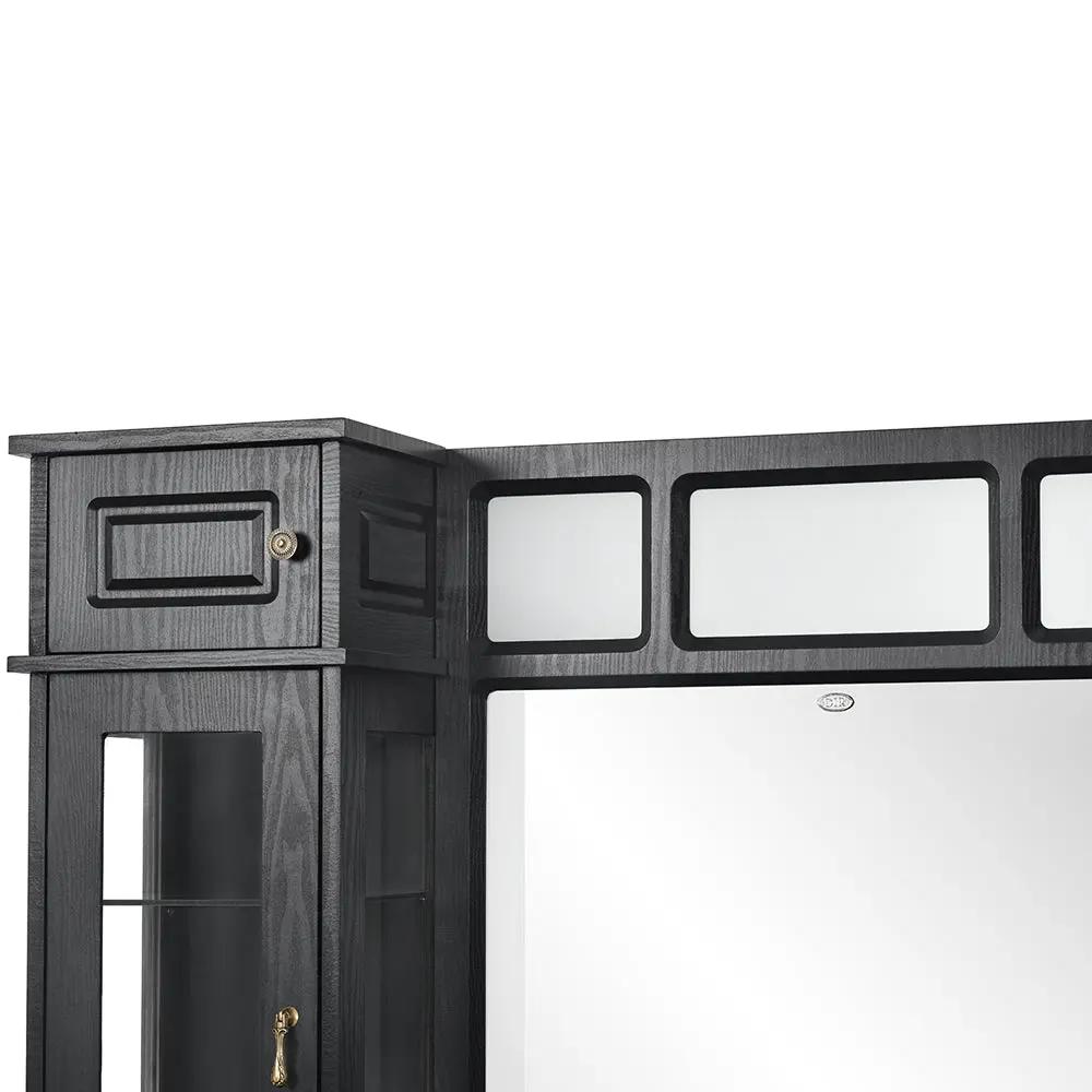 Barber Station with LED Barber Mirror - Britainnica III Barber Unit - DIR Store