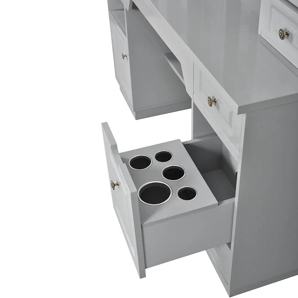 Barber Station with LED Barber Mirror - Britainnica III Barber Unit - DIR Store