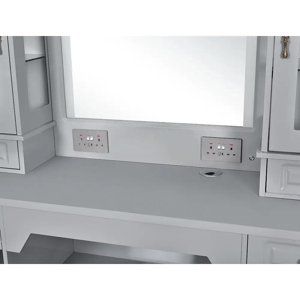 Barber Station with LED Barber Mirror - Britainnica III Barber Unit - DIR Store