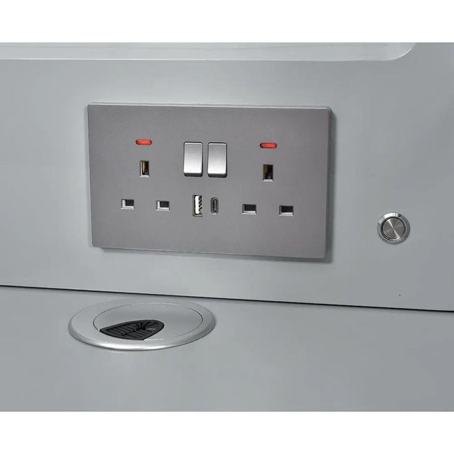 Barber Station with LED Barber Mirror - Britainnica III Barber Unit - DIR Store