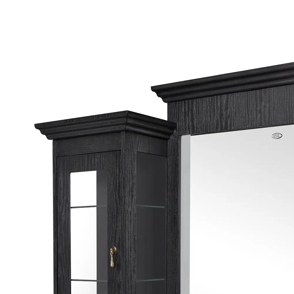 Barber Station with Frontwash Sink & LED Barber Mirror - Mohegan II Barber Unit - DIR Store