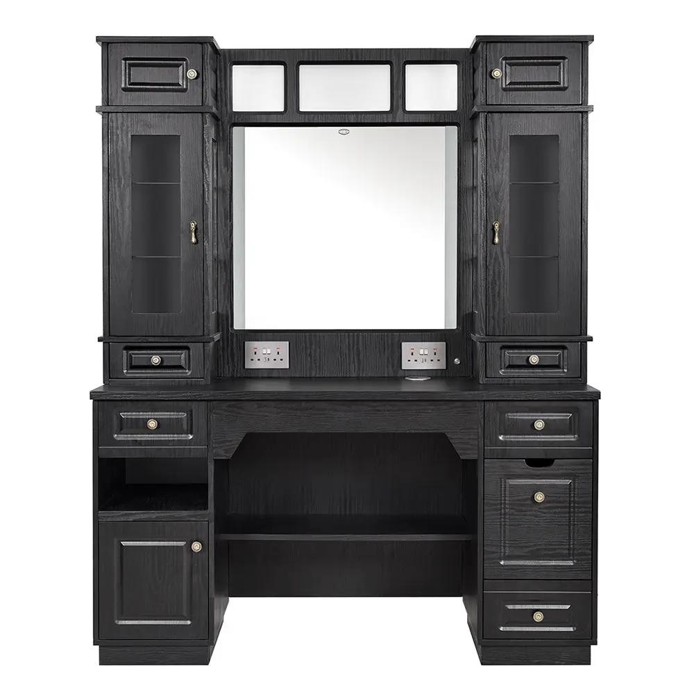 Barber Station with LED Barber Mirror - Britainnica III Barber Unit - DIR Store