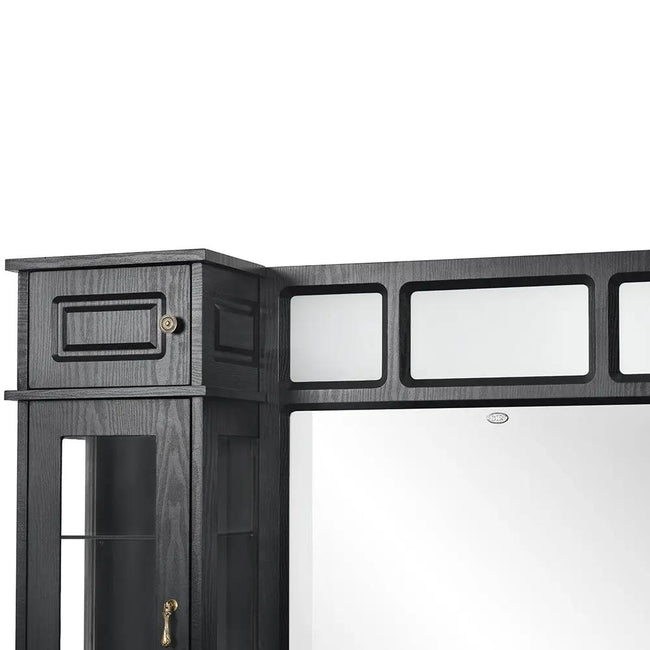 Barber Station with LED Barber Mirror - Britainnica III Barber Unit - DIR Store