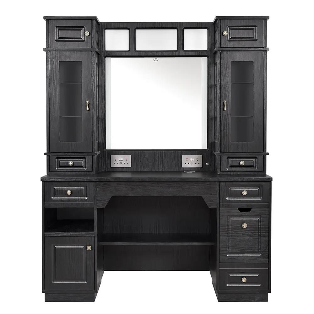 Barber Station with LED Barber Mirror - Britainnica III Barber Unit - DIR Store