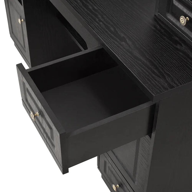 Barber Station with LED Barber Mirror - Britainnica III Barber Unit - DIR Store