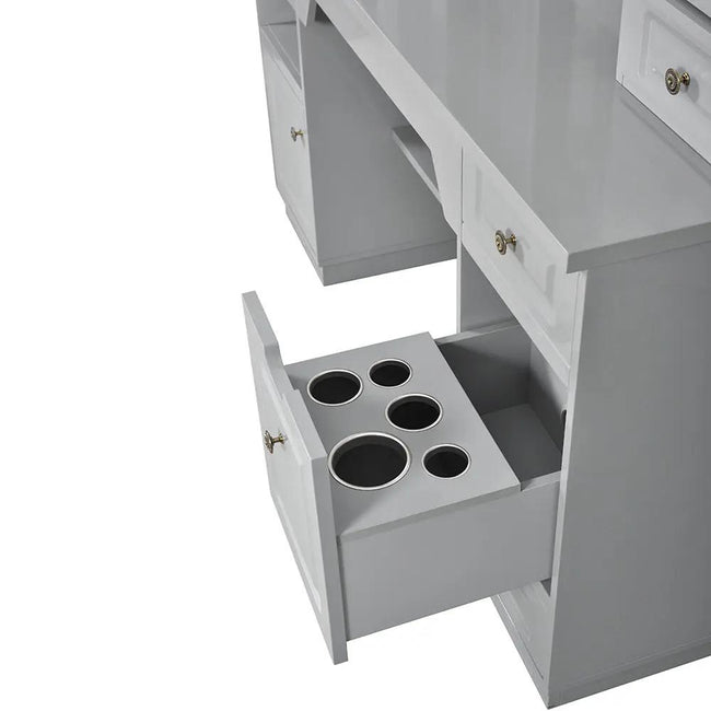 Barber Station with LED Barber Mirror - Britainnica III Barber Unit - DIR Store