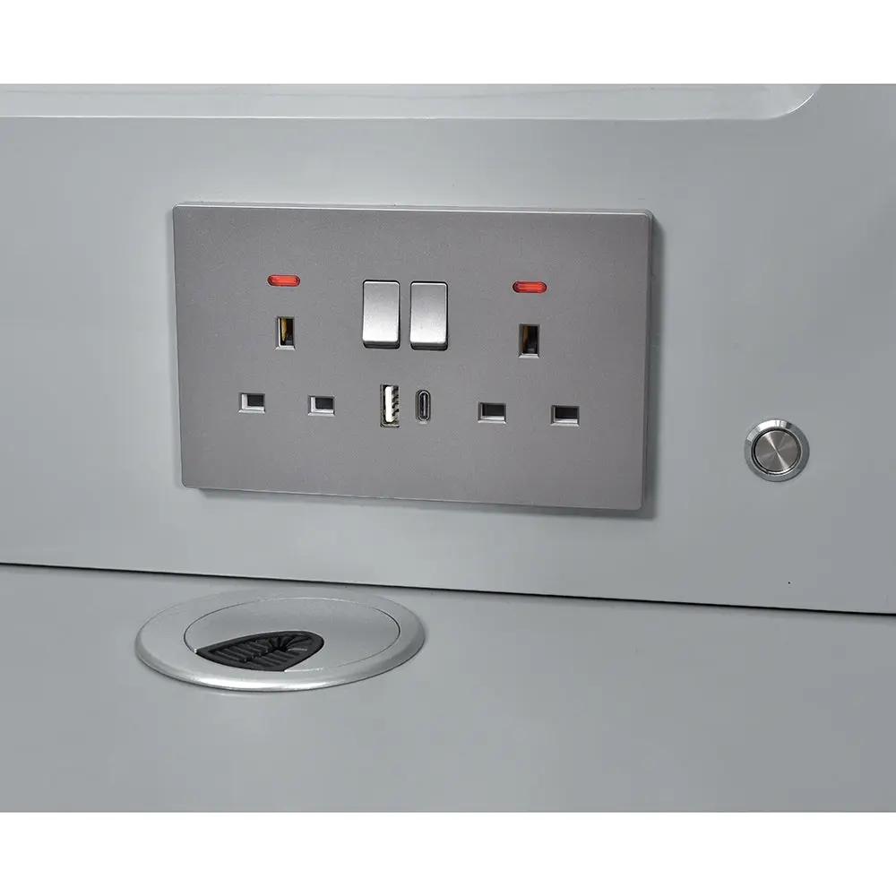 Barber Station with LED Barber Mirror - Britainnica III Barber Unit - DIR Store