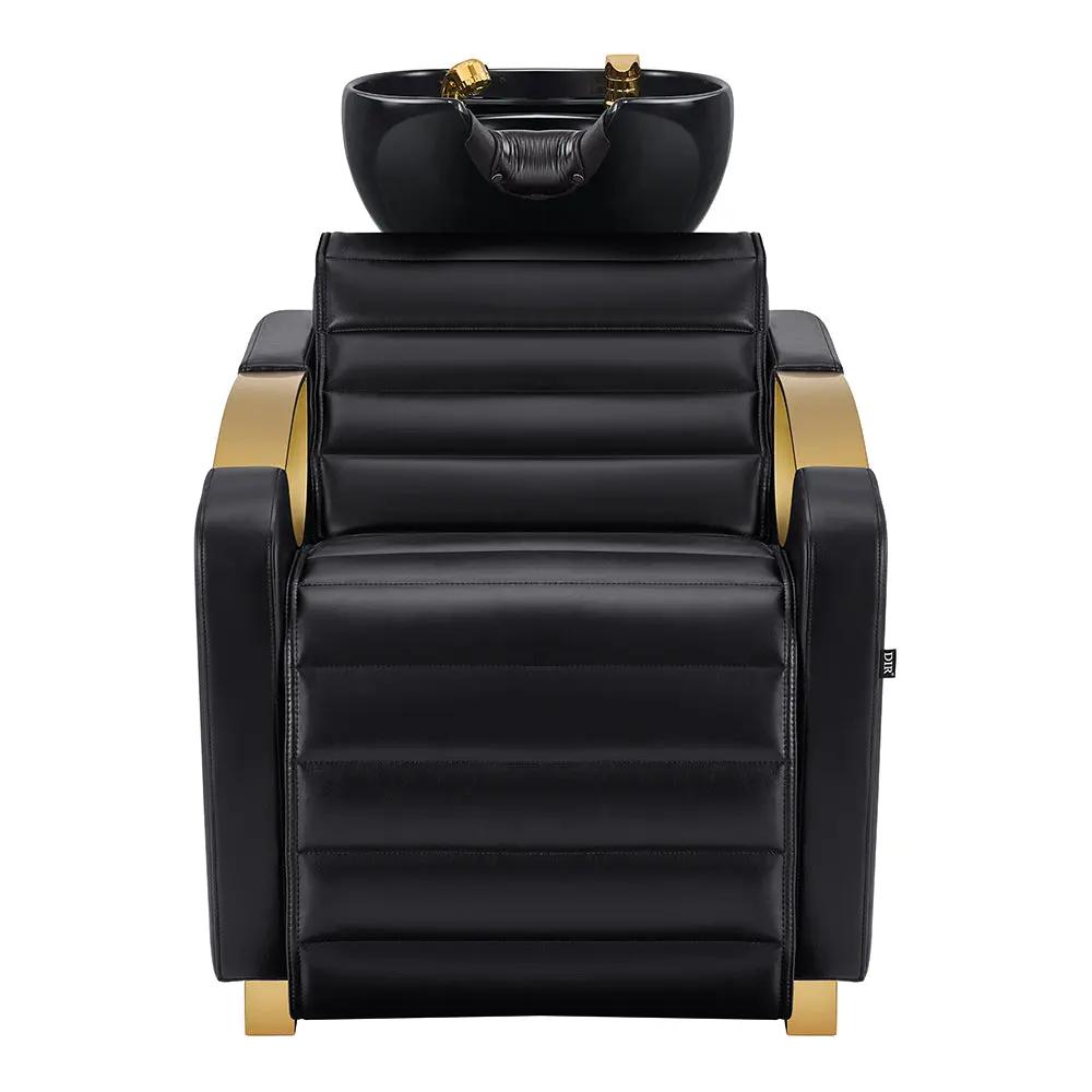 Gold Salon Backwash Unit with Basin - Electric Adjustable Legrest Extension - Victoria - DIR Store