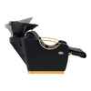 Gold Salon Backwash Unit with Basin - Electric Adjustable Legrest Extension - Victoria - DIR Store