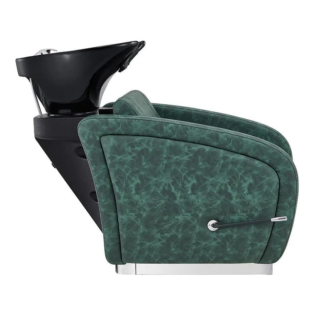 Beauty Salon Backwash Unit with Adjustable Basin & Adjustable Legrest - Anode - DIR Store