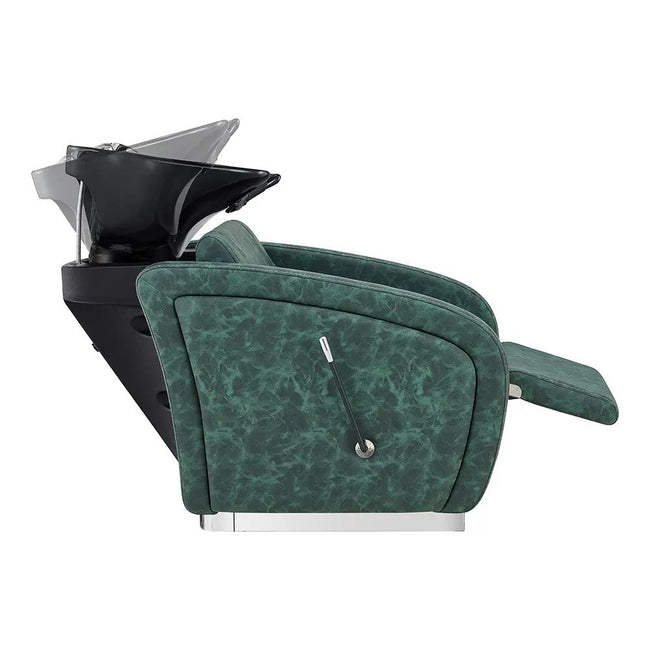 Beauty Salon Backwash Unit with Adjustable Basin & Adjustable Legrest - Anode - DIR Store