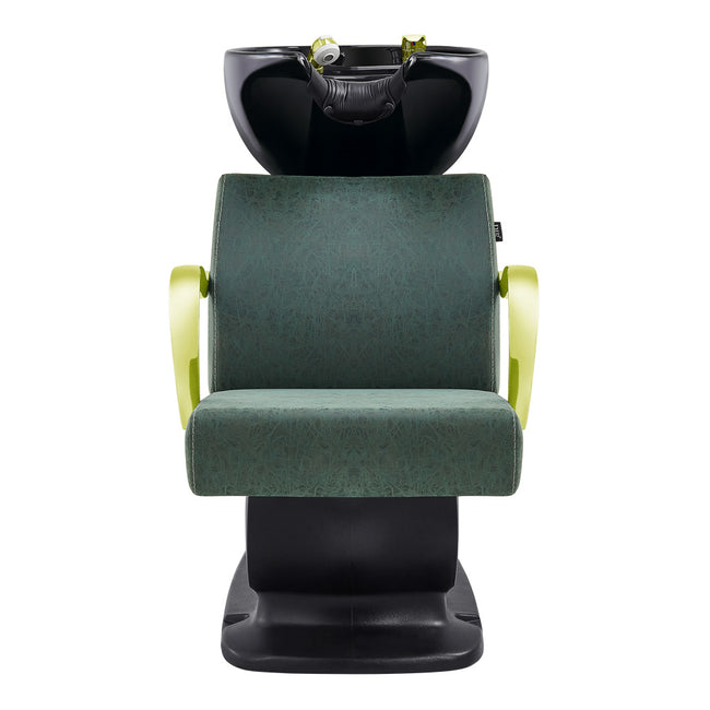 Beauty Salon Backwash Unit with Adjustable Basin & Seat - Beckman Gold Backwash Unit DIR Store