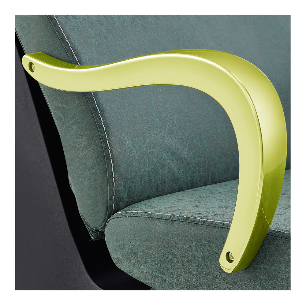 Beauty Salon Backwash Unit with Adjustable Basin & Seat - Beckman Gold Backwash Unit DIR Store