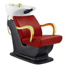 Beauty Salon Backwash Unit with Adjustable Basin & Seat - Beckman Gold Backwash Unit DIR Store