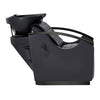 Unità di lavaggio elettrico per massaggi per salone di bellezza con vasca regolabile & Seat- Bella Titanium Black
