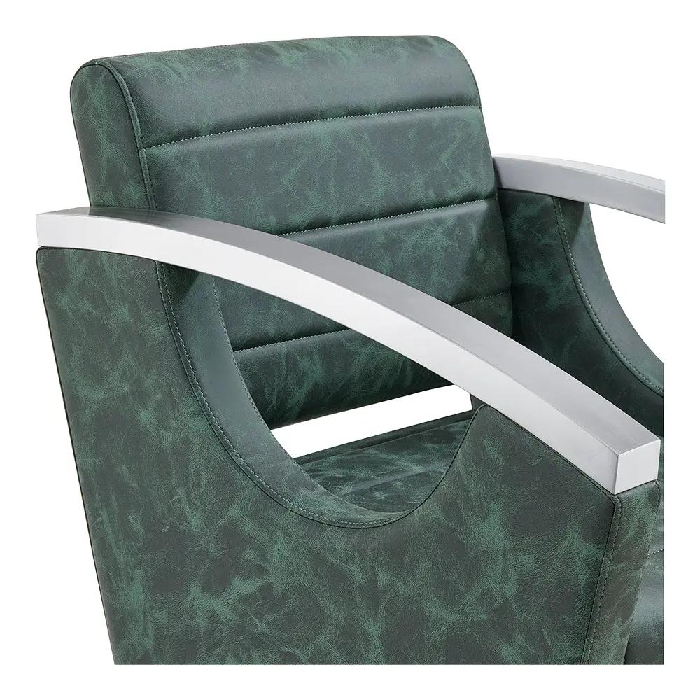 Salon Chair with Stainless Steel Armrest - Bello Styling Chair - DIR Store