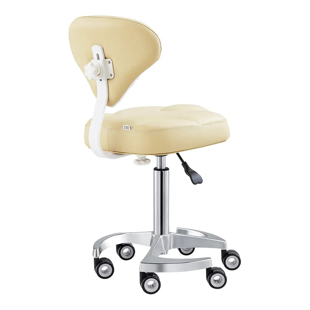 Beauty Stool with Adjustable Backrest and Swivel - Zen DIR Store