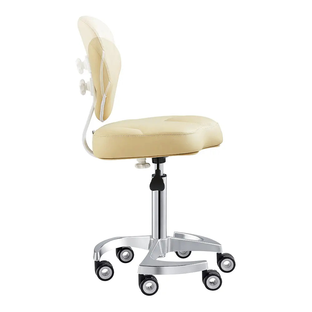 Beauty Stool with Adjustable Backrest and Swivel - Zen DIR Store