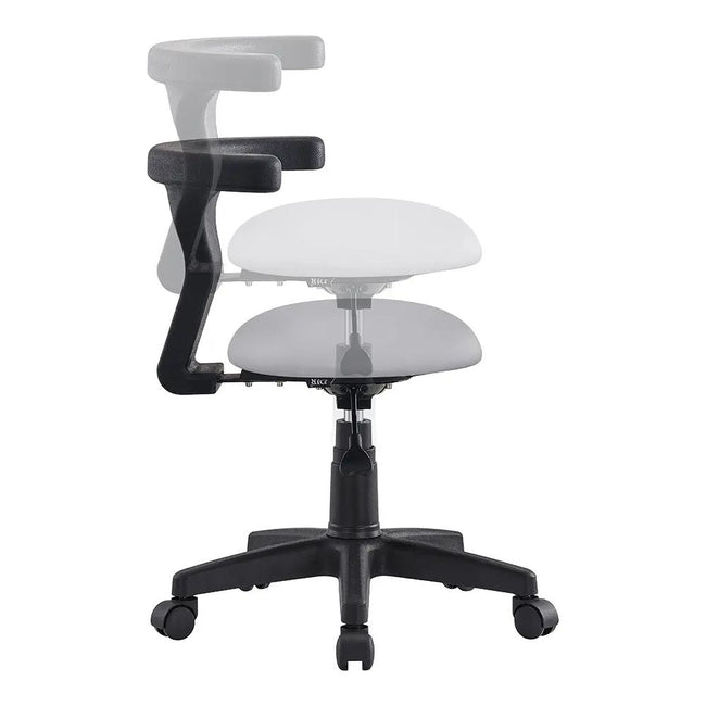 Beauty Stool with Backrest - Largo - DIR Store