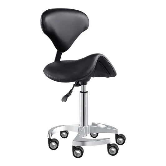 Saddle Beauty Stool with Backrest - Tao - DIR Store