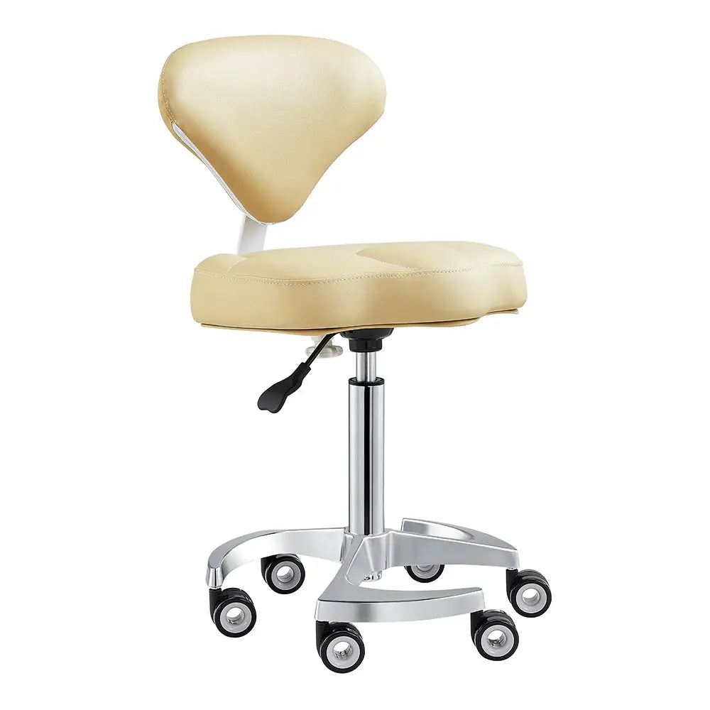 Beauty Stool with Adjustable Backrest and Swivel - Zen DIR Store