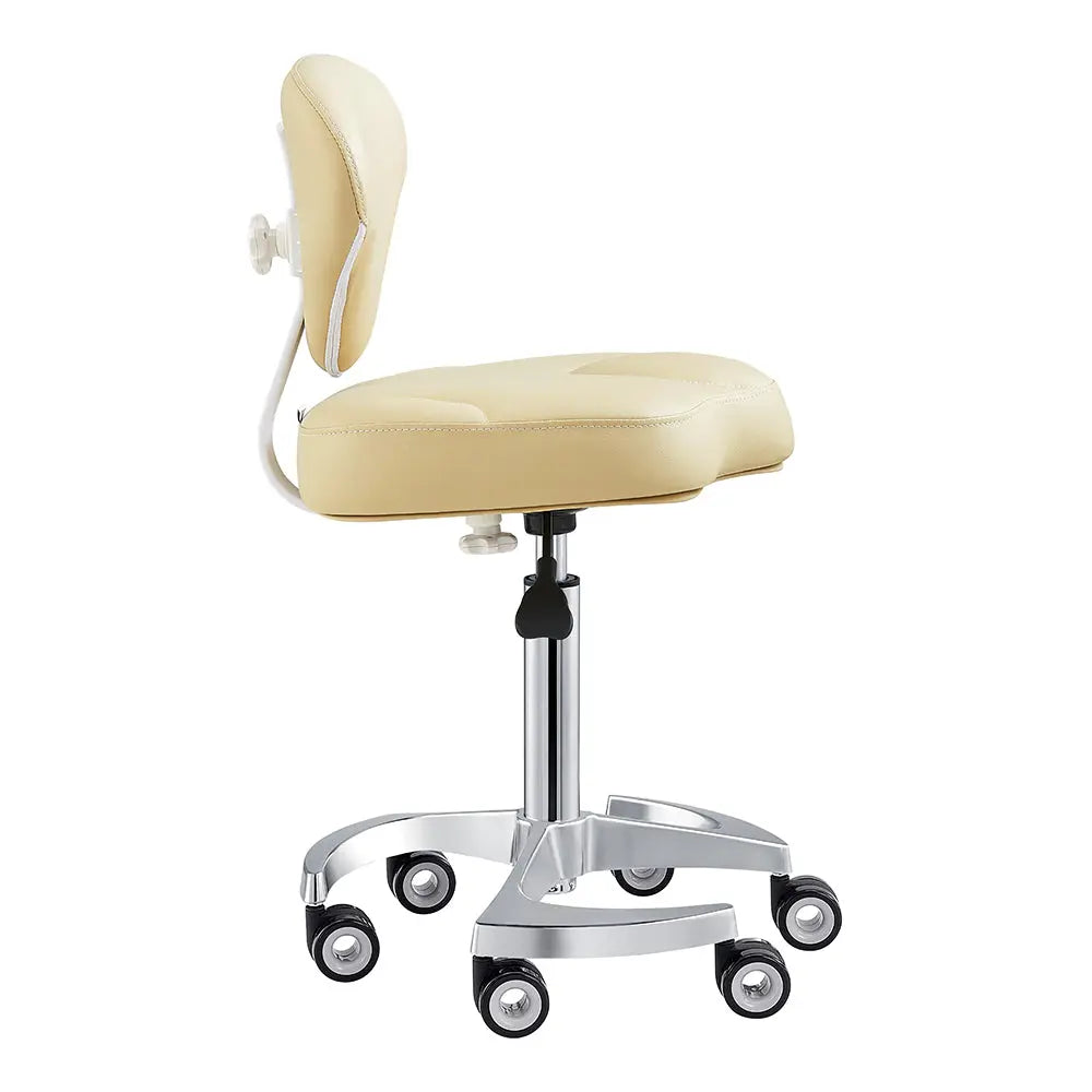 Beauty Stool with Adjustable Backrest and Swivel - Zen DIR Store