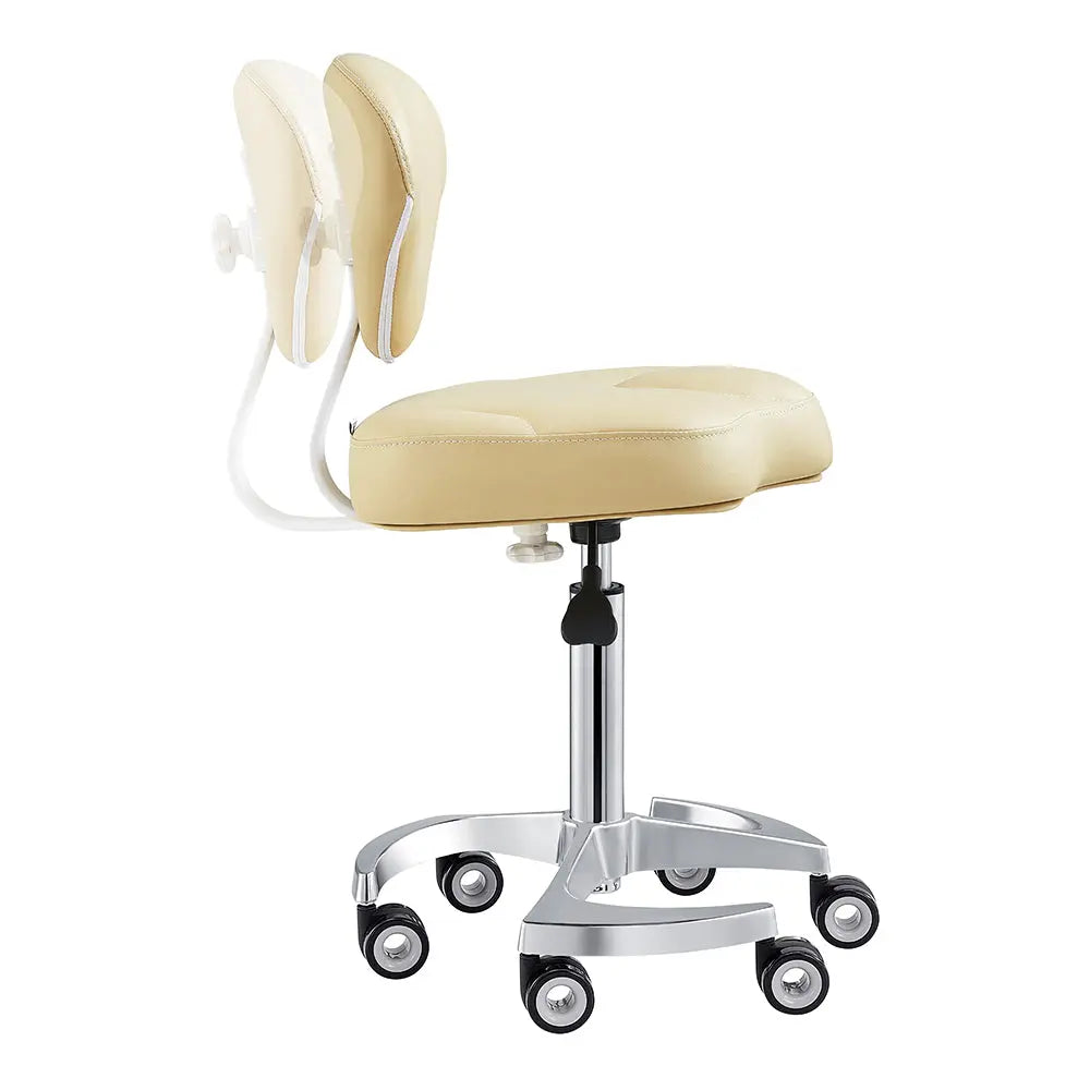 Beauty Stool with Adjustable Backrest and Swivel - Zen DIR Store