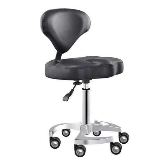 Beauty Stool with Adjustable Backrest and Swivel - Zen - DIR Store